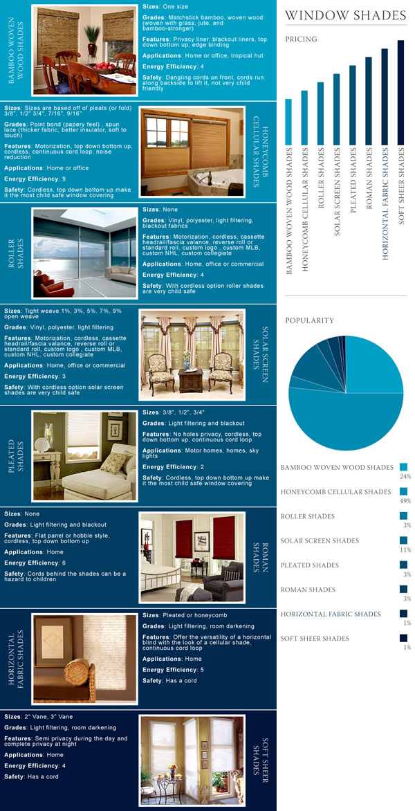 Window Shades Infographic