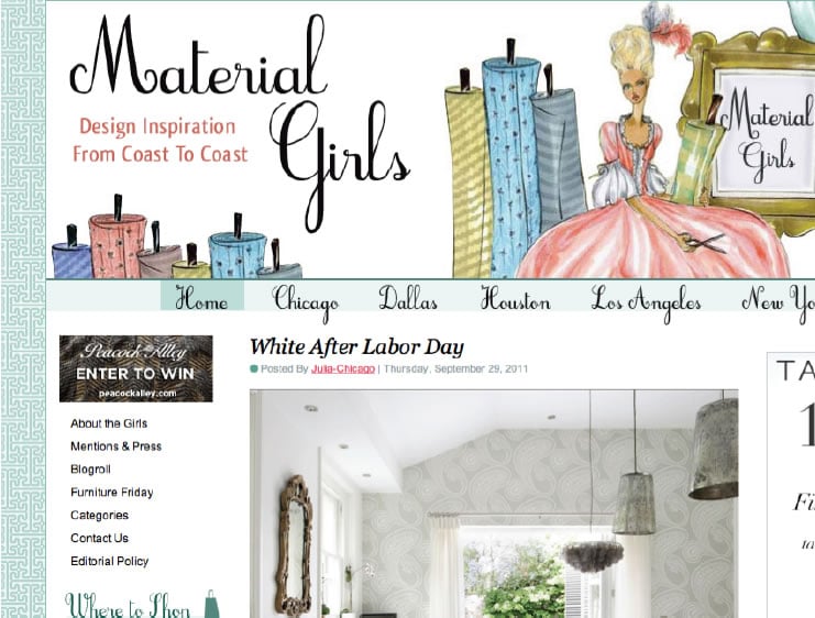 Material Girls Blog