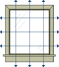 Outside Mount Window Blinds Measure