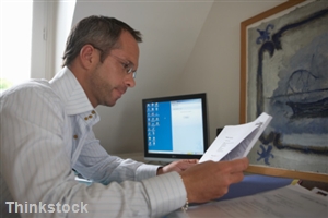 Complete a home office with vertical blinds