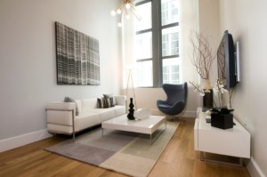 Subdued, but interesting textures and colors are the focus of a UK designing couple's style.