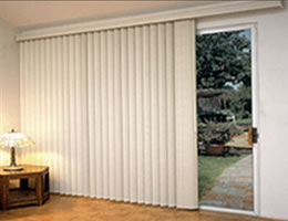 PATIO DOOR VERTICAL BLINDS - WINDOW BLINDS, CELLULAR SHADES