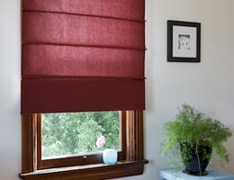 Valencia CORDLESS Light Filtering Roman Shades