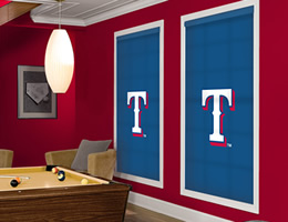 Texas Rangers Roller Shades