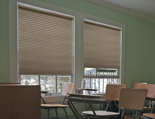 Fire Retardant 9/16" Blackout Cell Shades