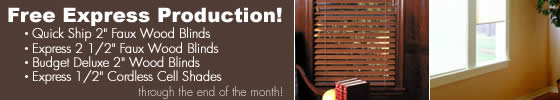 Express Production Wood Blinds