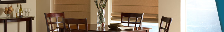 Dining Room Window Treatments - Blinds, Shades and Shutters