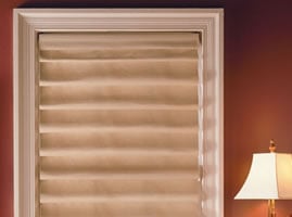 Hobbled Fold Roman Shades