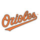 White - Jersey Logo - Orange Orioles on White