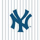 Alternate Logo - Blue on White w/ Pinstripes