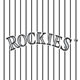 White - Club Lettering - Grey/Black on White Pinstripes