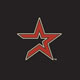 Alternate Logo - Red on Black