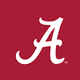 Alabama Logo on Crimson
