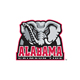 Alabama Crimson Tide Logo on White