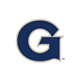 Blue Georgetown "G" Logo on White