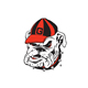 Georgia Bulldogs Logo on White