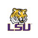 LSU Tiger Head Logo on White