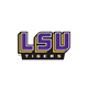 LSU Tigers on White