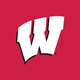 Wisconsin Logo on Cardinal Red