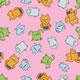 Ugly Dolls on Pink