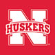 Nebraska Huskers Logo on Scarlet