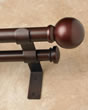Double Rod Drapery Set