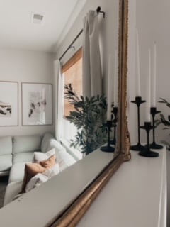 3 window shades tips for a beautiful summer home featuring Kukui Soft Jute Woven Window Shades in Terra Oak, room designed by @raising.tiny.disciples