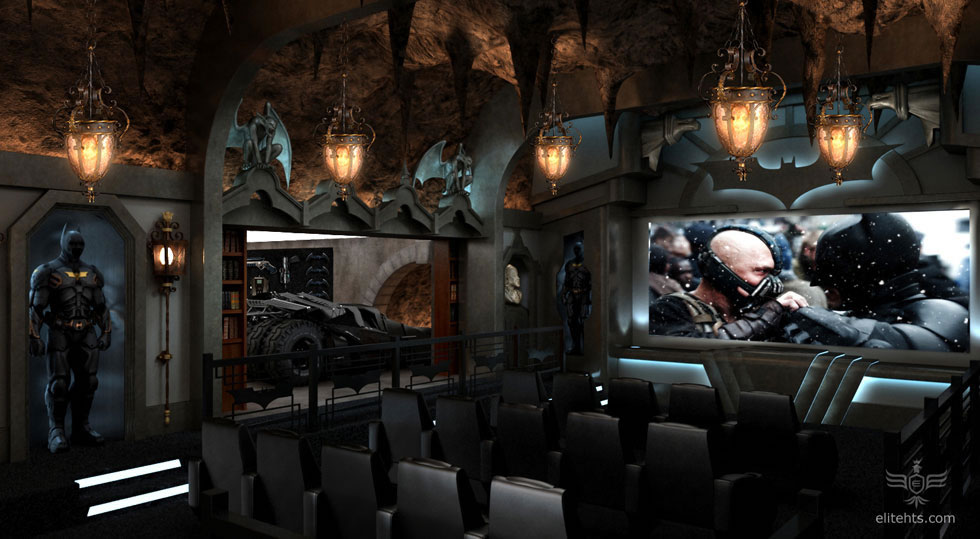 Custom Dark Knight Rises Home Theater