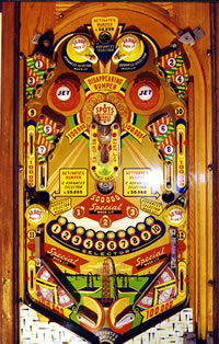 Pinball machine sideboard