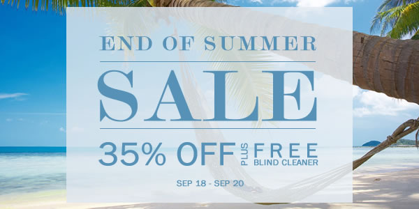 35% Off ALL Blinds & Shades