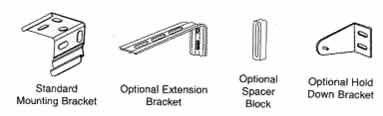 honeycomb cellular shade brackets