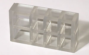 window blind spacer block