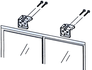 Roman Shade Outside Mount Brackets