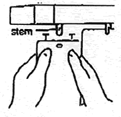 Vertical Blinds Stem Diagram