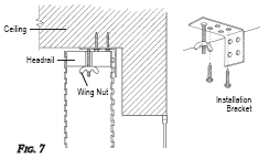 woven wood shades ceiling mount