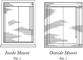 mounting bamboo shades