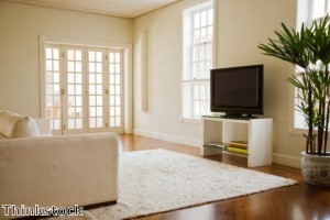Adding duo fold shades to a home allows light to stream in without compromising privacy.
