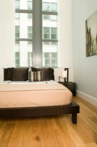 Privacy woven wood shades can be lined for total privacy and light control in rooms where these features are needed.