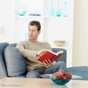 Good lighting and comfortable seating are needed for a reading area.