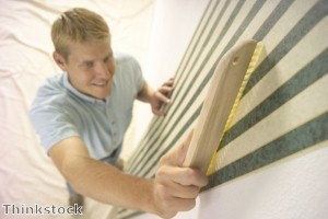 Wallpaper can create an instant focal point in a room.