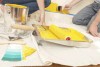 Homeowners can save on decorating costs by doing many things themselves.