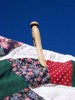Patchwork quilts are among the home accessories that have been passed down from colonial days.
