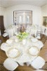 Dining rooms can be reconfigured to suit the occasion.