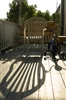 Woven shades are a great addition to covered porches