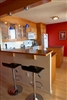 Turning antique furniture into contemporary with roller shades