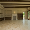 High ceilings can be decorated to match a room's decor.