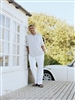 Vertical blinds can be ideal dividers for patios