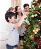 Wood blinds can set the tone for holiday foyers