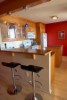 Wood blinds can make a room distinguished