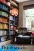 A home reading nook should have window treatments that protect books from sun damage.